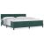 Boxspring Ágy Matrac Közepes Zöld 200x200 cm Velúr 136869872