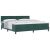 Boxspring Ágy Matrac Közepes Zöld 200x200 cm Velúr 136869872