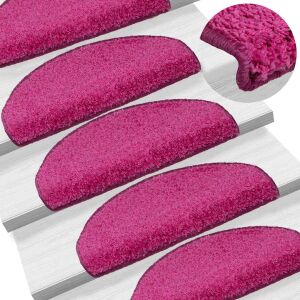 30 db rózsaszín lépcsőszőnyeg 65x21x4 cm 141510379 - Lépcsőszőnyeg