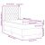 Boxspring Ágy Mattal Sötétkék 90x200 cm Bársonyos 136882665
