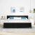 Boxspring Ágy Mattal Fekete 200x200 cm Szövet 141495369