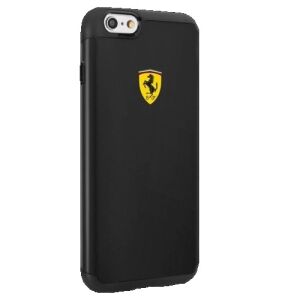 Ferrari Hardcase Fesphcp6Bk Iphone 6/6S Ütésálló Fekete/Fekete 136905571 - Ferrari Telefontok