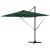 vidaXL Zöld Konzolos LED-es Napernyő - 286x285 cm 136906508