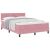Boxspring Ágy Matrac Kék 160x200 cm Bársony 141496190