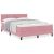Boxspring Ágy Matrac Kék 160x200 cm Bársony 141496190