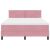 Boxspring Ágy Matrac Kék 160x200 cm Bársony 141496190