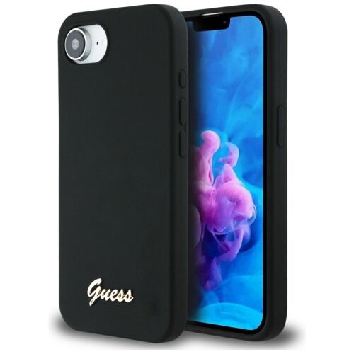 Guess Case Burkolat Iphone 16E-Hoz Magsafe Szilicon Script Metal Logohoz 153609720 - Guess