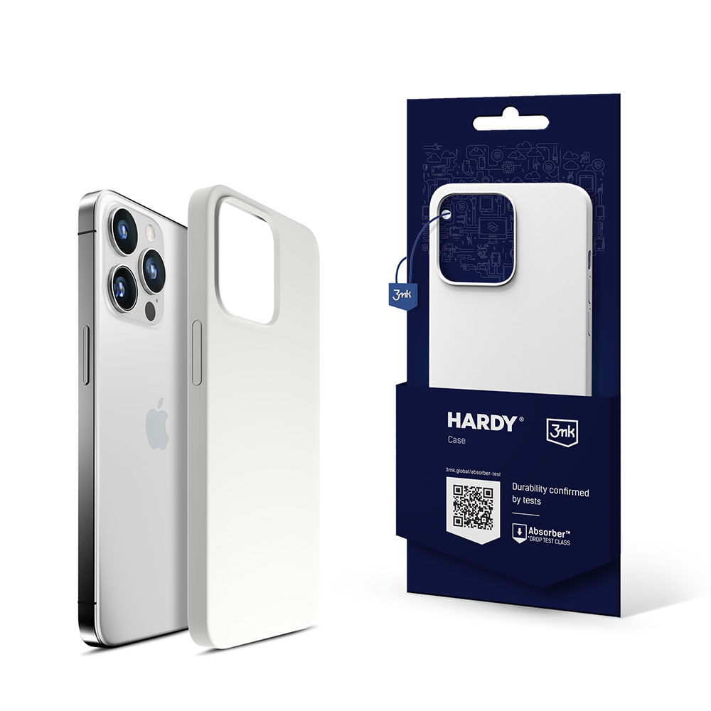3MK Hardy Case iPhone 14 Pro 6,1" alb/bian MagSafe