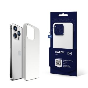 Apple iPhone 14 Pro – 3mk Hardy Silikon MagCase Weiß 136930206 - Handyhüllen