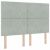 Boxspring Ágy Matraccal Világosszürke 140x200 cm Bársonyos 136937786