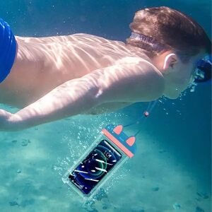 USAMS Wasserdichtes Gehäuse 7" YD010 Blau/Rosa/Blaurosa FSD1001 140767614 - Handyhüllen