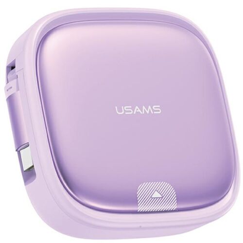 Cablu derulant USAMS 3in1 cu microUSB/USB-C/Lightning Box 60W violet/violet SJ650USB03 (US-SJ650) 136960537