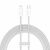 Cablu Baseus Dynamic Series USB-C la Lightning 20W, 2m, Alb, Prim-plan