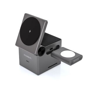 Ładowarka bezprzewodowa Choetech 3w1 do Samsunga, Apple Watch i AirPods - Choetech Bezprzewodowa ładowarka