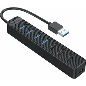 Orico Hub 1X 3.1 3X 2.0 Pc-Hez Usb-C 5V 3A És Nagy Sebességes Tápellátással 144952349 - Orico