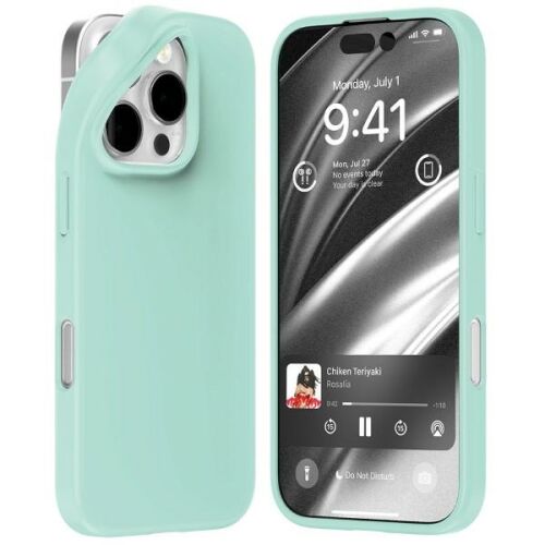 Mercury Soft menta iPhone 16 Pro tok: Védő szilikon telefontok - Mercury