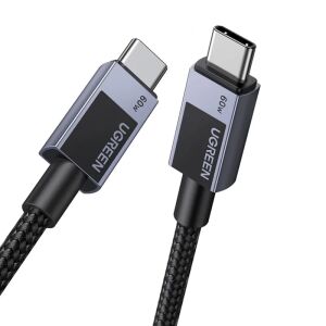 Szögletes nézet az Ugreen 60W USB-C - USB-C töltőkábelről - Ugreen