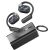 Oneodio OpenRock X wireless open-ear headphones with charging case, designed for running and sports