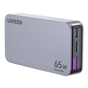 Ugreen Nexode Pro 65W GaN Ladegerät mit 2 USB-C und 1 USB-A Anschlüssen - Ugreen Netzwerkadapter