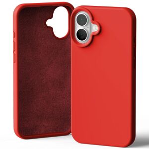 Mercury Silicon Case iPhone 16 Plus (6.7), RED / CZERWONY 136974497 - Mercury