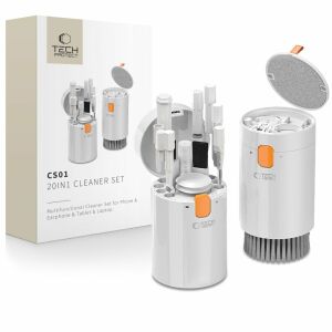 Tech-Protect 20In1 Tisztítókészlet Telefonokhoz, Táblázatokhoz, Laptopokhoz, Fejhallgatóhoz 136976703 - Ajándék kütyü