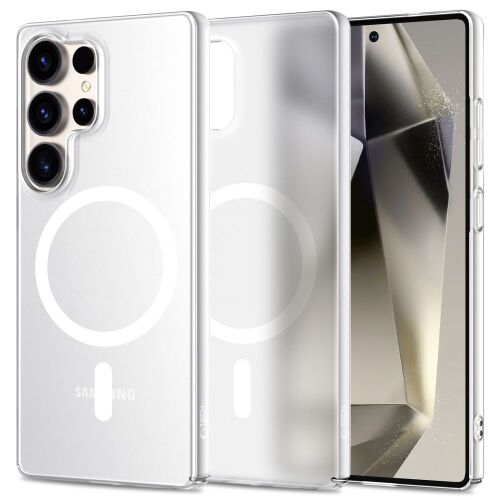 Tech-Protect MagSlim MagSafe Samsung Galaxy S25 Ultra átlátszó telefontok