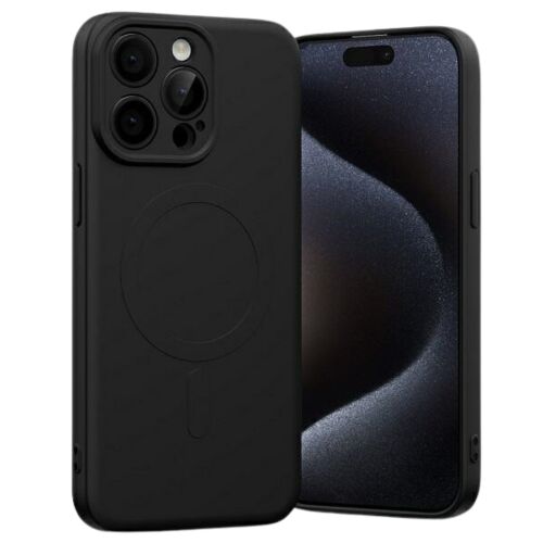 Mercury MagSafe Semi-silicon iPhone 15 Pro Max 6.7" negru/negru 136980216