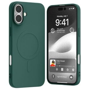 Mercury Semi-Silicon MagSafe iPhone 16 Plus (6.7), GREEN / ZIELONY 136984133 - Mercury