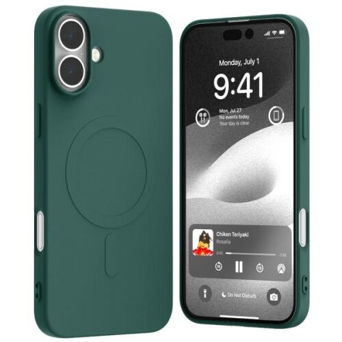 Mercury Semi-Silicon MagSafe iPhone 16 Plus (6.7), GRÜN/GRÜN 136984133