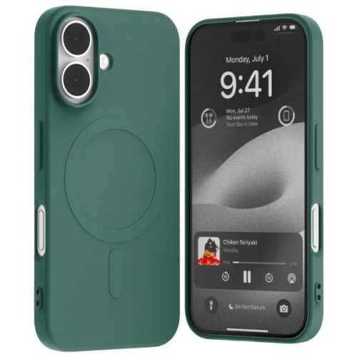 Mercury Semi-Silicon MagSafe iPhone 16 (6.1), GRÜN/GRÜN 136984202