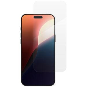 Zagg InvisibleShield Glass Elite képernyővédő iPhone 16 Pro Max-ra felhelyezve - ZAGG