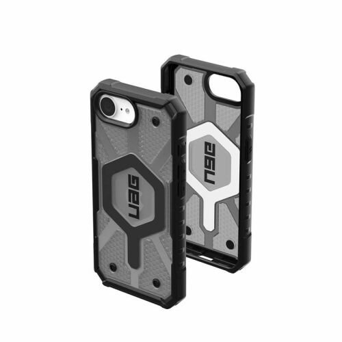 Etui Uag Pathfinder Clear Magsafe Na Iphone 16E - Szaro-Czarne 165129309 - UAG
