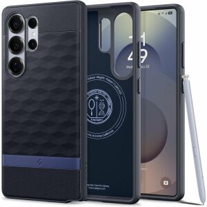 Spigen Parallax MagSafe tok Samsung Galaxy S25 Ultra telefonhoz, sötétkék-lila színben, védő telefontok - Spigen