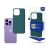 3mk Matt Case Knight iPhone 14 Pro-hoz, sötétzöld, telefonnal és csomagolással