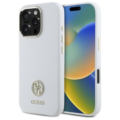 Guess Case Hard For Iphone 16 Pro 6.3 Silicone Logo Strass 4G Luxus 148879331 - Guess