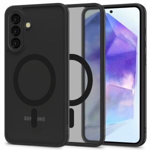 Čierny obal Tech-Protect Magmat MagSafe pre Samsung Galaxy A56 5G - Tech-Protect