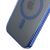 Szögletes nézet a 3mk Frosty MagCase Kék tokról iPhone 16E-hez