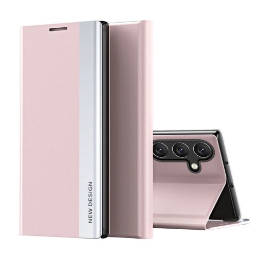 Hurtel Sleep Case Pro rózsaszín telefontok Samsung Galaxy S25-höz állvánnyal - Hurtel