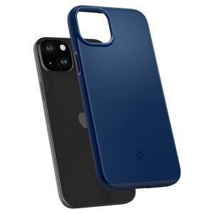 Spigen Thin Fit modrý obal pre iPhone 15 Plus na iPhone - Spigen