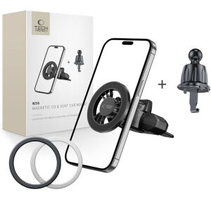 Tech-Protect Mágneses Autótartó Magsafe Cd Vent Funkcióshoz 136999302 - Autós pohártartó
