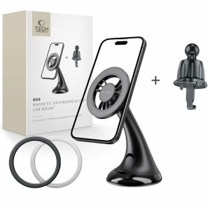 Tech-Protect N56 Magnetic Magsafe Autó Műszerfal Tartóhoz És 136999381 - Autós pohártartó