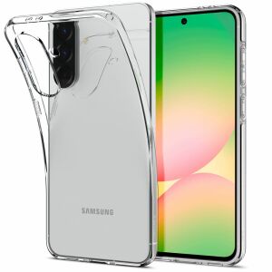 Spigen Liquid Crystal átlátszó tok Samsung Galaxy A56 5G-hez, a transzparens dizájn és a telefon védelmének bemutatása - Spigen