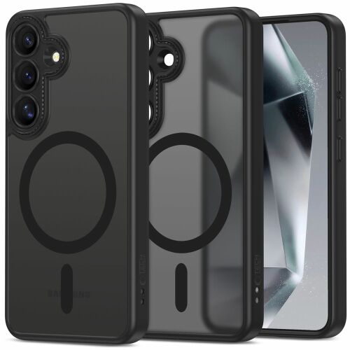 Tech-Protect MagCam MagSafe tok Samsung Galaxy S25-höz, matt fekete