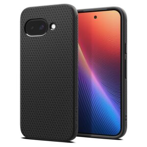 Spigen Liquid Air matt fekete tok Google Pixel 9A-hoz - Spigen