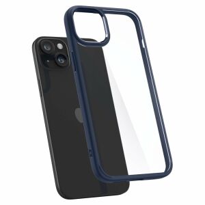 Etui Spigen Ultra Hybrid na iPhone 15 Plus - ciemnoniebieskie 141058518 - Spigen