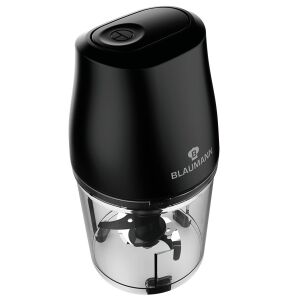 Szögletes nézet a Blaumann BL-9012 fekete 0.5L mini aprítóról - Kézi aprító, Kézi mixer, Gyümölcscentrifuga és préselő és Elektromos tésztagép