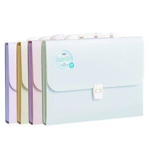 Deli Colorful A4 13 rekeszes vegyes színű irattáska 137005668 - Harmonika mappa