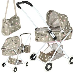 Játék Babakocsi, mély gondola + csillagtáska