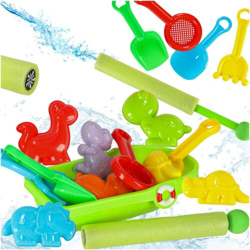 Hajó kiegészítőkkel homoköntőformák vízöntőformák + vízipisztoly fecskendő 12 db. 137009324