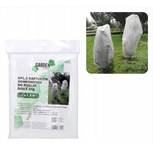 Garden Line növénvédő takaró, 1x1.6m, fehér, védelem fagy és jég ellen - Kertészeti eszköz